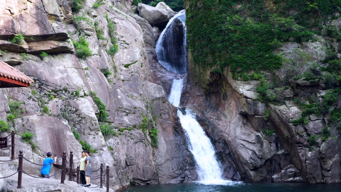 4K最新青岛崂山北九水风景区素材