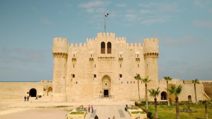 埃及亚历山大的盖特贝城堡