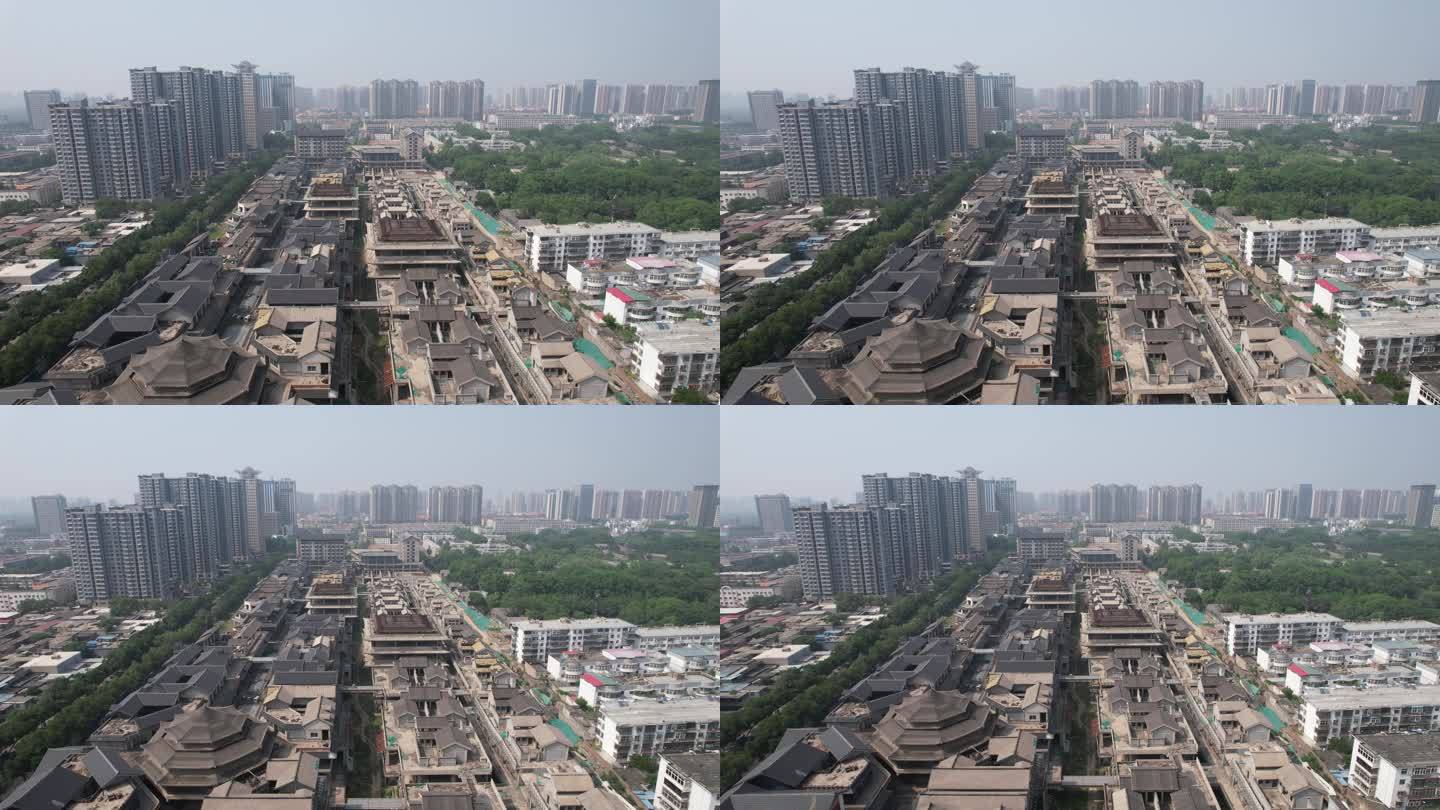 航拍河北邯郸串城街历史文化街区 (6)