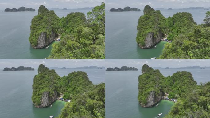 4K HDR泰国甲米天堂海岛自然风光航拍