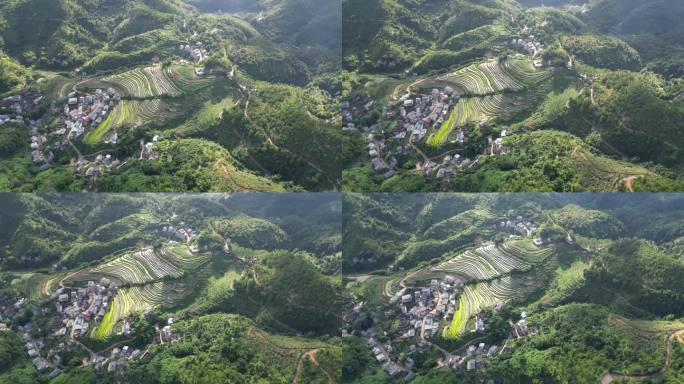 广东梅州大埔县坪山梯田3A景区