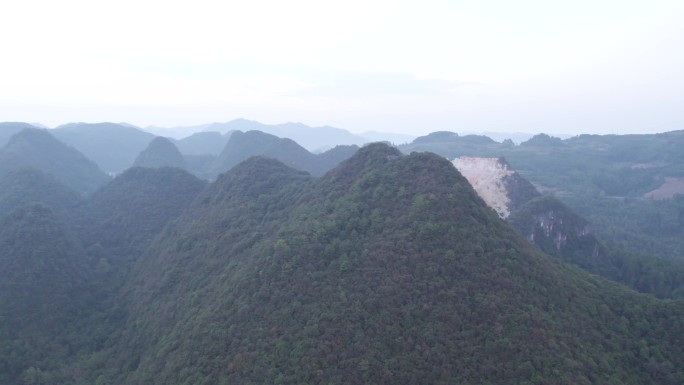 大自然群山4k航拍