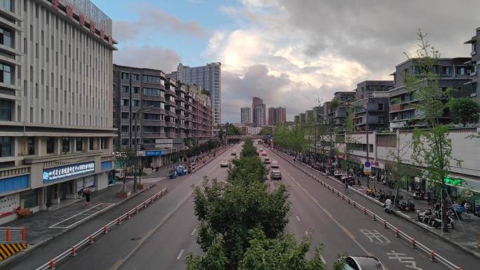 四川省成都市一环路西三段城市风景