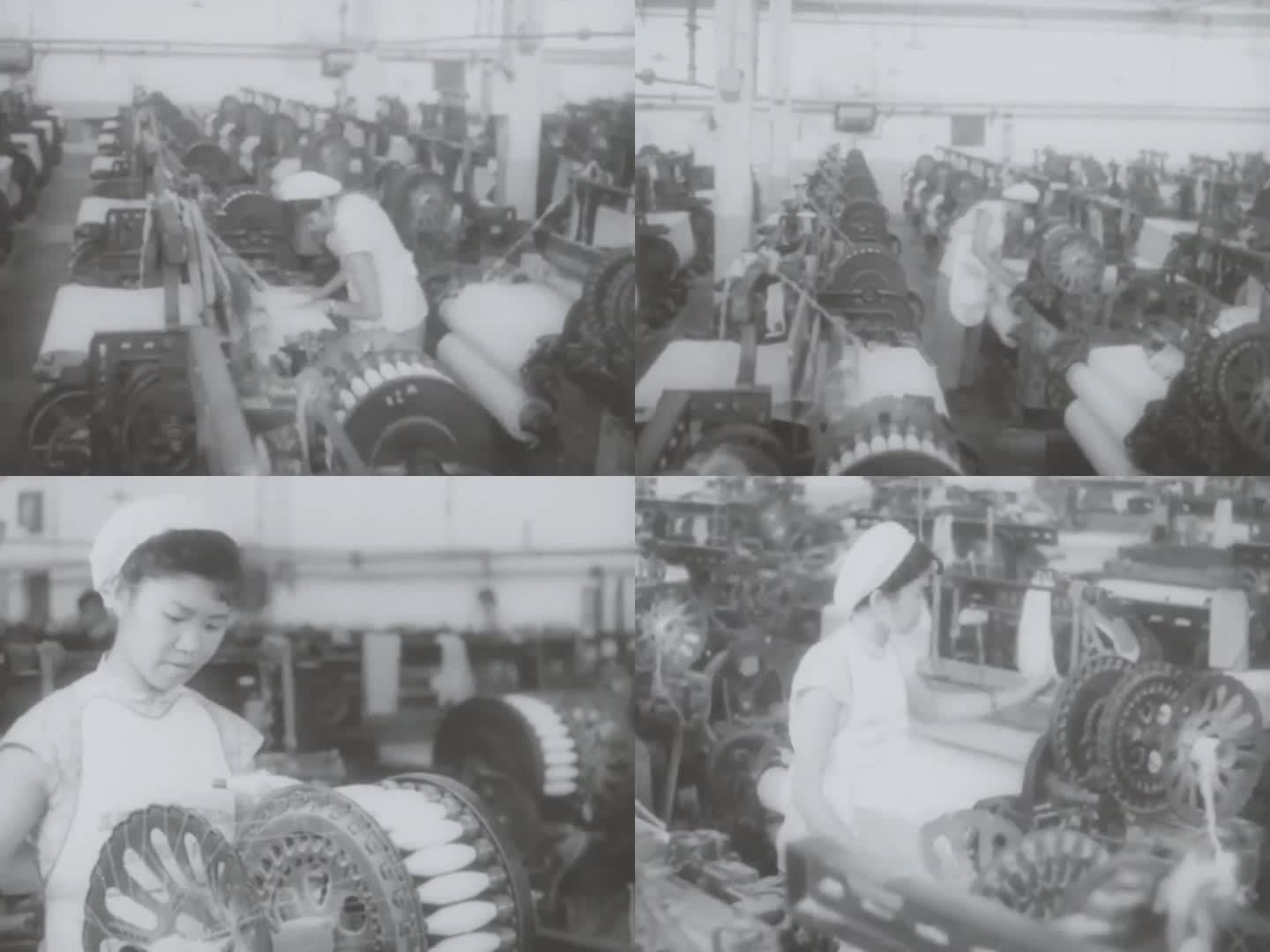 纺织厂 织布女工 5060年代