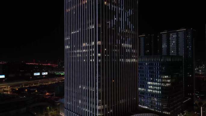 摩天大楼 航拍 天际线 市区 商业圈