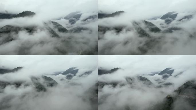 云雾缭绕的美景