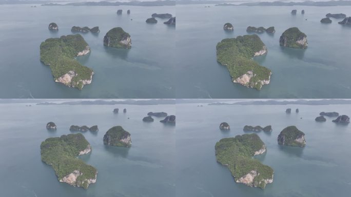 4K HDR泰国甲米海岛自然风光航拍