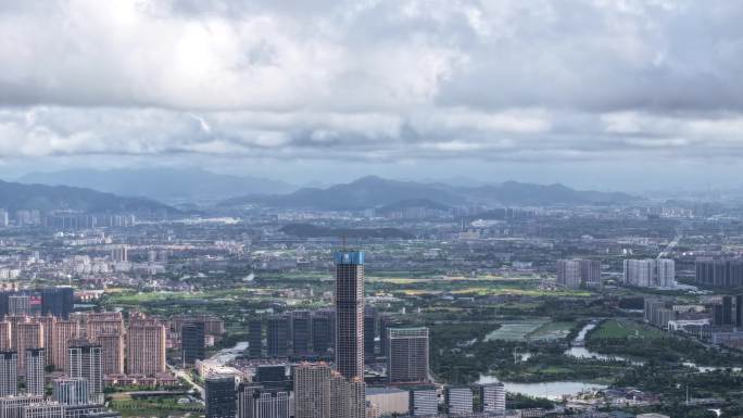 台州温岭中心航拍