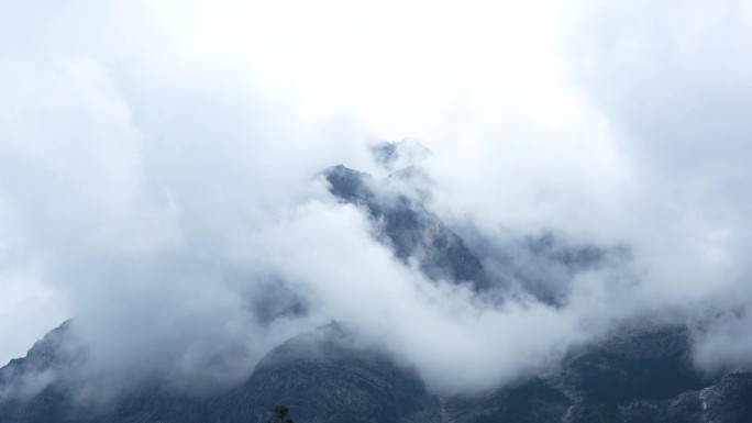 延时云南雪山大理丽江苍山洱海风光旅游