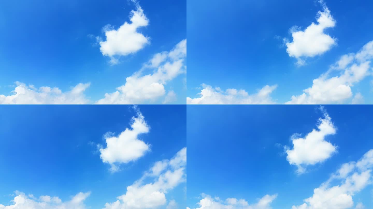 蓝天 白云 天空