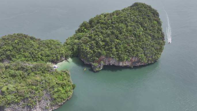 4K HDR泰国甲米天堂海岛自然风光航拍