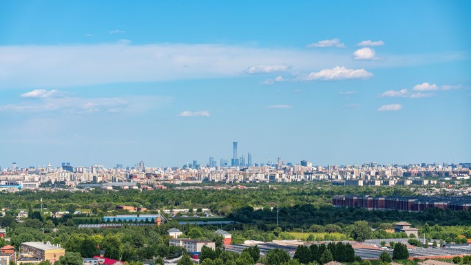 北京城市远景延时