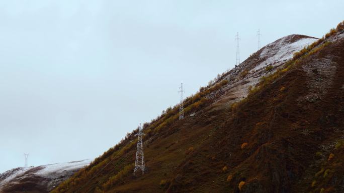 4K高原电力输送铁塔大气延时