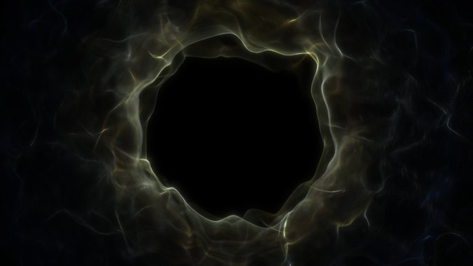 黑洞光效圆圈粒子波动3