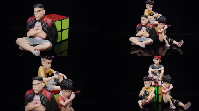 国产卡通玩偶橡胶盲盒摆件展品实拍素材3