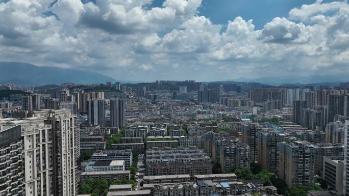 郴州北湖区航拍大景