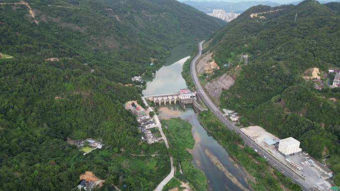 客家梅州大埔湖寮镇235国道风景