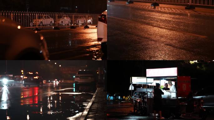 城市下雨素材 雨天氛围感 下雨空镜 预谋