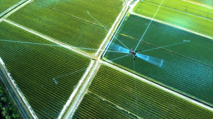 无人机科技乡村农业发展