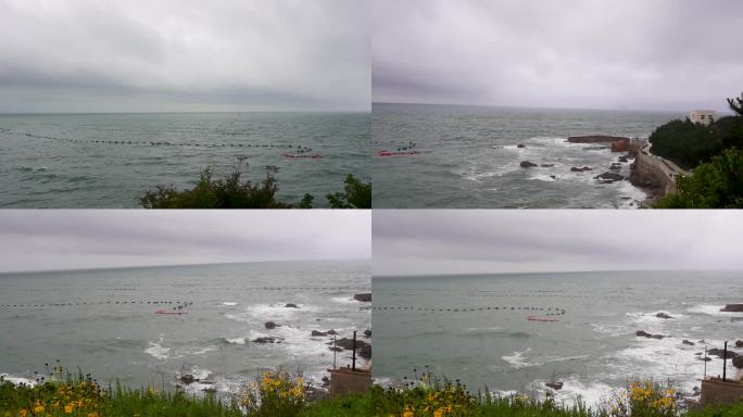 海水 阴天 海浪