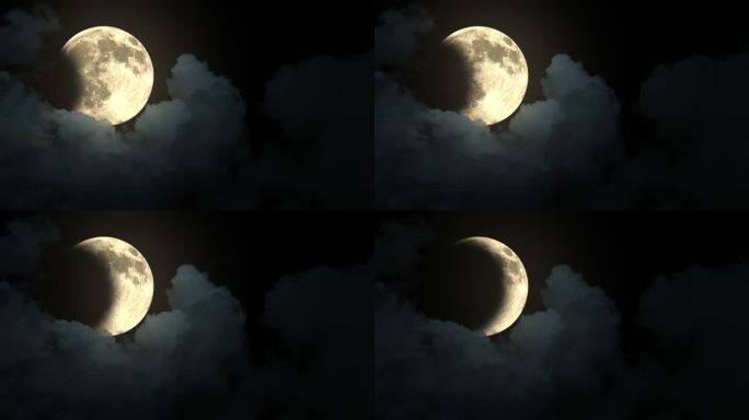 云间月食(有alpha通道)