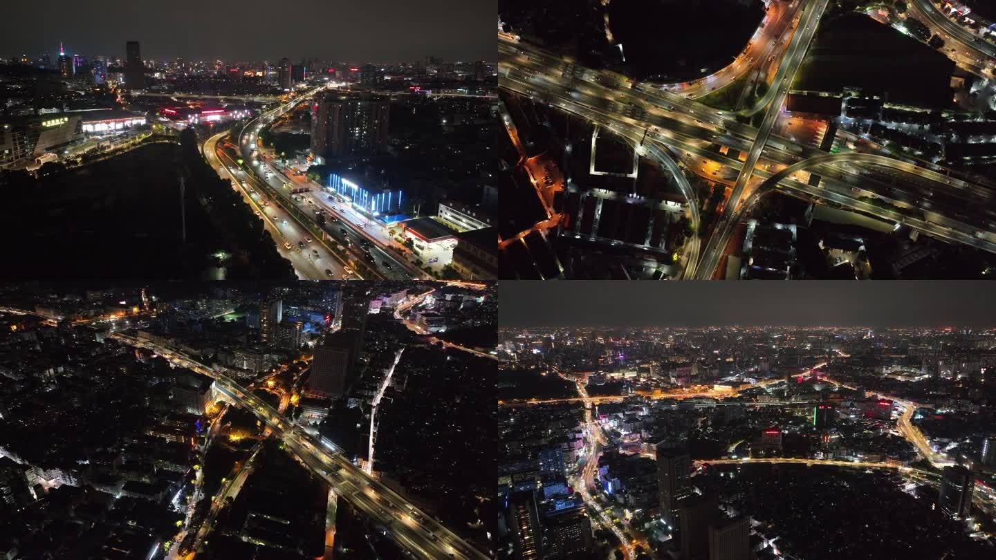 广州三元里环城高速夜景