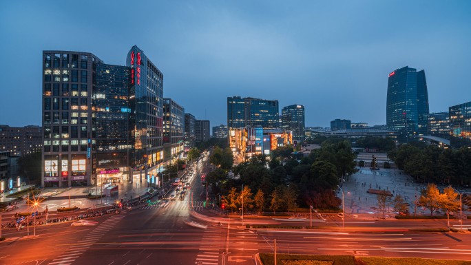 中关村夜景