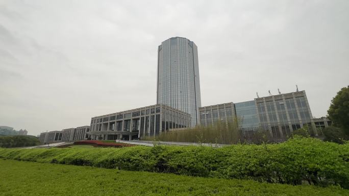 4K原创 上海市浦东新区人民政府大楼