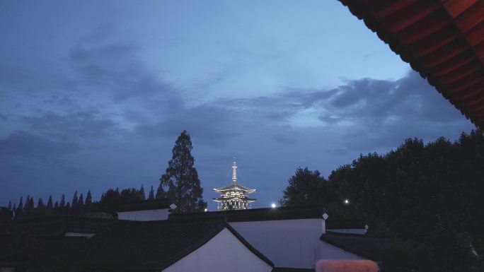 南宋德寿宫遗址博物馆夜景