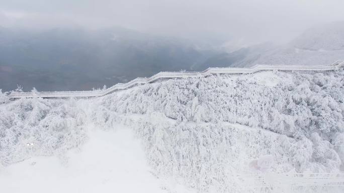 滑雪场 雪山  4K