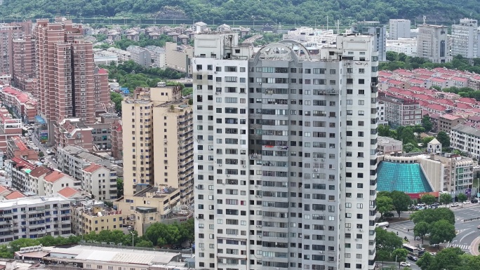 台州温岭大厦航拍