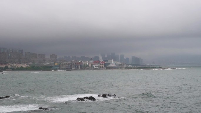 海水 阴天 海浪