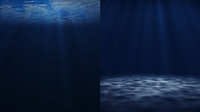 3款光线穿过海面