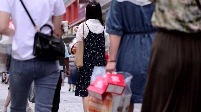 长沙步行街和解放西路口