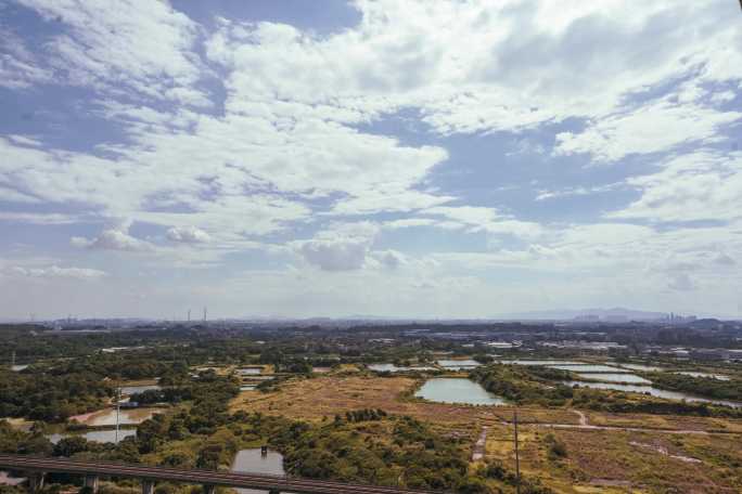 户外天空延时摄影