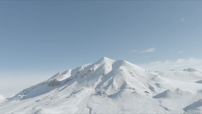 西藏雪山航拍