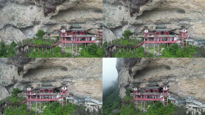 福建漳州灵通风景区悬空寺