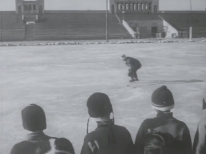 青少年曲棍球比赛 冰雪运动 6070年代