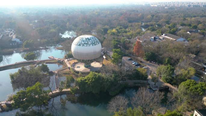 杭州景区西溪湿地植物园公园唯美大自然美景