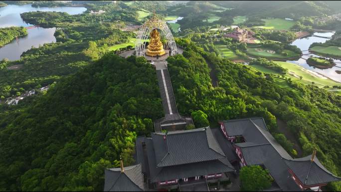 深圳盐田东部华侨城大华兴寺四面观音4k