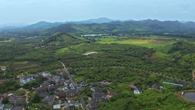 航拍避暑之地浙江湖州莫干山自然风光