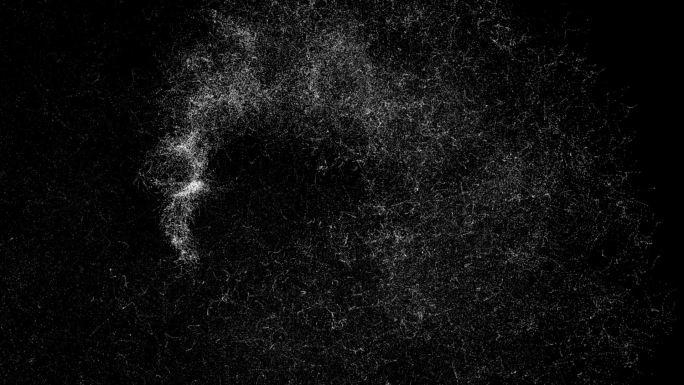 视频素材-风沙粒子