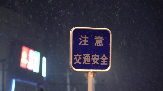 下雪的夜晚