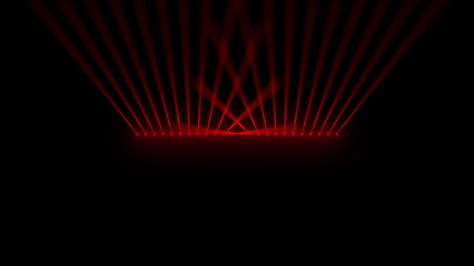 6K24灯红色交叉射灯摇摆探照灯墙体灯光