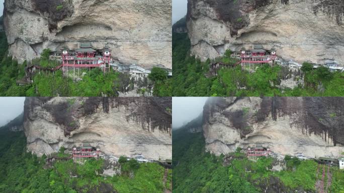 福建漳州灵通风景区悬空寺