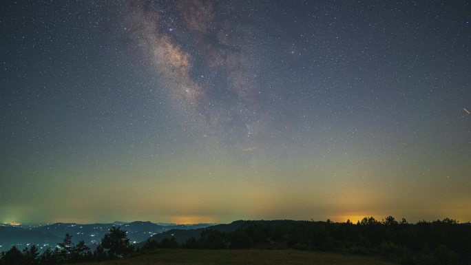 银河星空延时