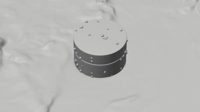 C4D水波纹模拟产品交互工程（原创）