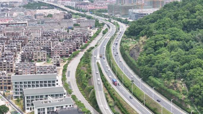 台州温岭东环路航拍