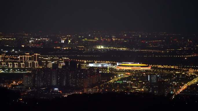 成都世界大学生运动会大运会开幕式场馆外景