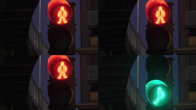 行人红绿灯交通信号灯